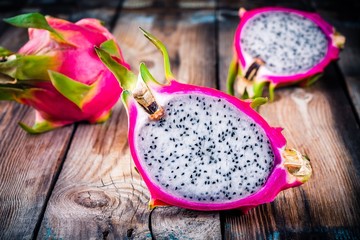 Tropical dragon fruit or pitaya