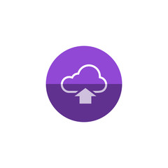Circle icon - Cloud upload