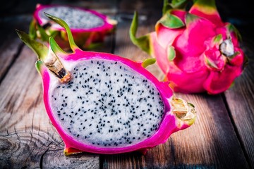 Tropical dragon fruit or pitaya
