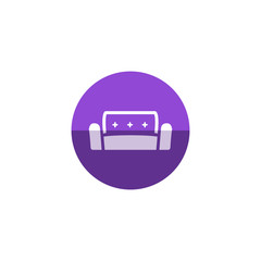 Obraz premium Circle icon - Couch