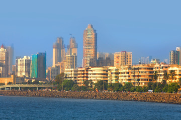 Mumbai, INDIA - December 6 : Mumbai is the financial,commercial and entertainment capital of India, on December 6,2015 Mumbai, India