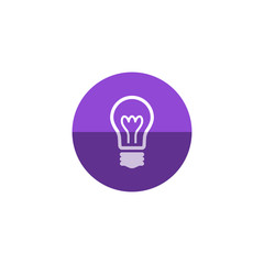 Circle icon - Lightbulb