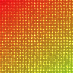 Abstract bright mosaic gradient background orange yellow