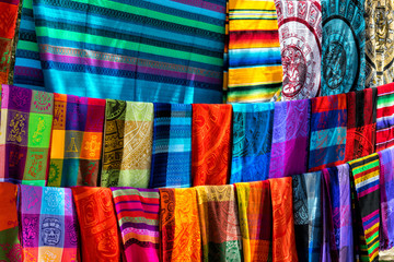 Multicolored Mexican Textiles