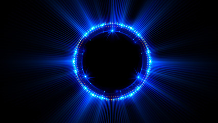 Abstract neon background. Shine swirling. Glowing spiral cover. .Bubbles elegant. Halo around. Power sparks data particle..Space tunnel. Glossy jellyfish. LED color ellipse. Glint glitter beam tech