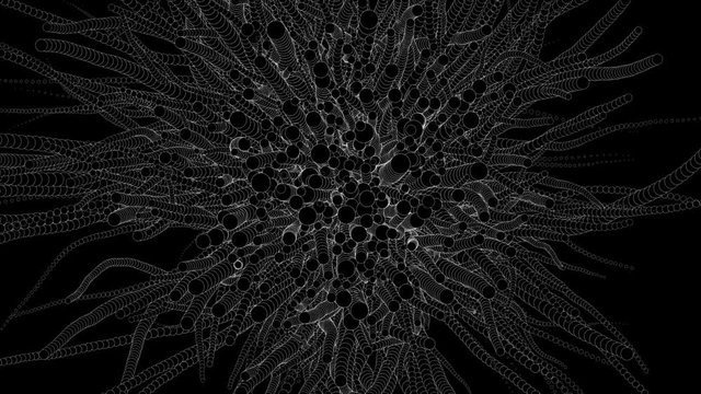 Rapidly Growing  Tentacles -    Video Footage   