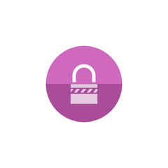 Circle icon - Padlock