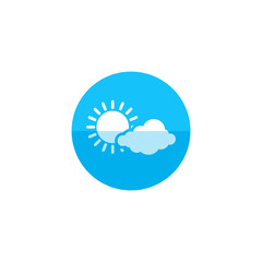 Circle icon - Forecast partly cloudy