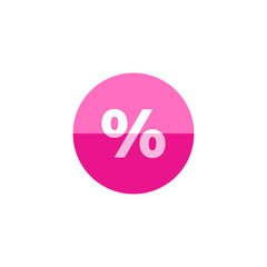 Circle icon - Percent symbol