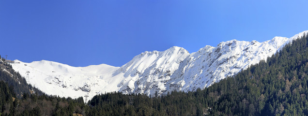 Oberstdorf - Nebelhorn - Bergkette - Panorama - Winter - Allgäu - Alpen