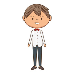 young man avatar character vector illustration design