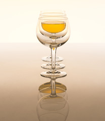 Cups lined with your reflection