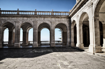 Obraz premium Montecassino Abbey, religious and historic destination in Cassino. Italy