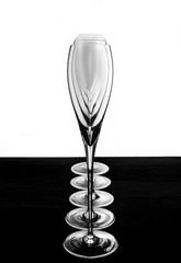 Lined champagne cups