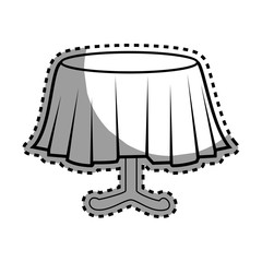 restaurant table isolated icon vector illustration design