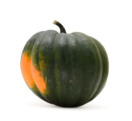 Fresh Acorn Squash Isolated On White Background