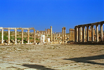 Roman ruins of Gerasa, Jerash, Jordan