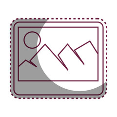 picture file isolated icon vector illustration design