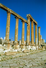 Fototapeta premium Roman ruins of Gerasa, Jerash, Jordan
