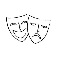 mask teather isolated icon vector illustration design