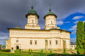 Fototapeta na wymiar Cetatuia monastery, Iasi town, Moldavia, Romania