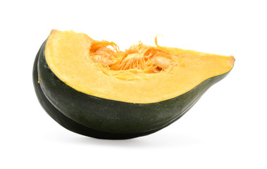 Fresh Acorn Squash Cutout Isolated On White Background
