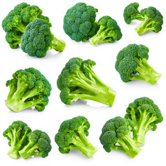 Fresh broccoli set