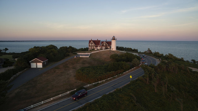 Sunset at Nobska Lighthouse Falmouth MA