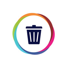 Abstract  Multicolor  App  Button