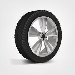 Fototapeta premium Car Wheel Image