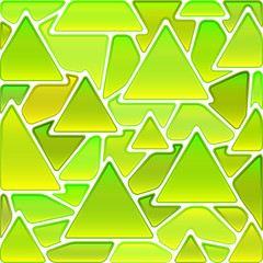 abstract vector stained-glass mosaic background