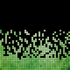 abstract vector square pixel mosaic background