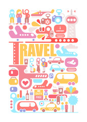 Travel vector illustration