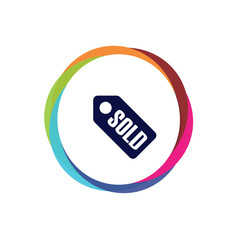 Abstract  Multicolor  App  Button