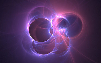 Fototapeta na wymiar abstract fractal light background
