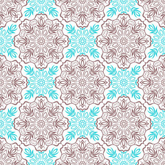 Fototapeta premium Arabic, islamic, indian seamless pattern