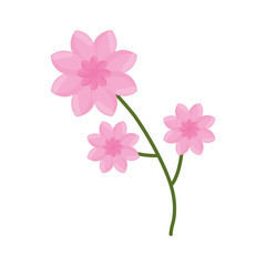flower branch spring icon vector illustration eps 10