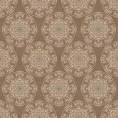 Arabic, islamic, indian seamless pattern