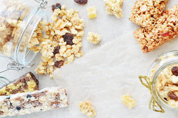 crunchy and muesli