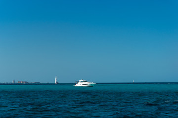 Yacht in the Carribean