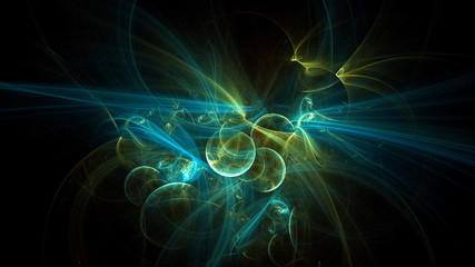 abstract fractal light background