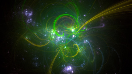 abstract fractal light background