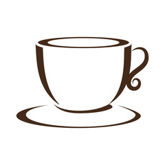 delicious coffee cup icon vector illustration design