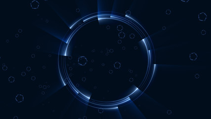 Abstract neon background. Shine swirling. Glowing spiral cover. .Bubbles elegant. Halo around. Power sparks data particle..Space tunnel. Glossy jellyfish. LED color ellipse. Glint glitter beam tech