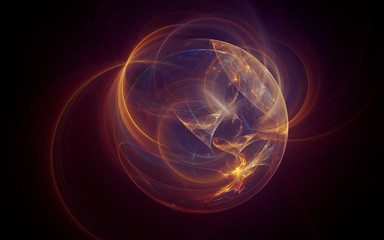abstract fractal light background