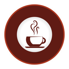 delicious coffee cup icon vector illustration design