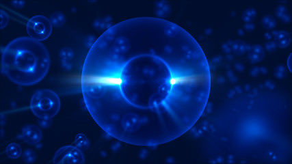 Abstract neon background. Shine swirling. Glowing spiral cover. .Bubbles elegant. Halo around. Power sparks data particle..Space tunnel. Glossy jellyfish. LED color ellipse. Glint glitter beam tech