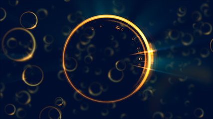 Abstract neon background. Shine swirling. Glowing spiral cover. .Bubbles elegant. Halo around. Power sparks data particle..Space tunnel. Glossy jellyfish. LED color ellipse. Glint glitter beam tech