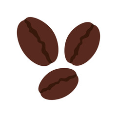 delicious coffee seeds icon vector illustration design