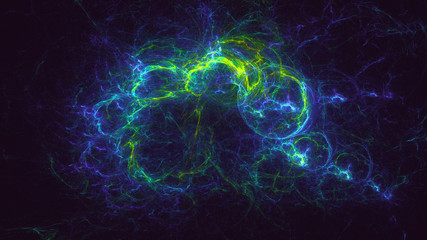 abstract fractal light background